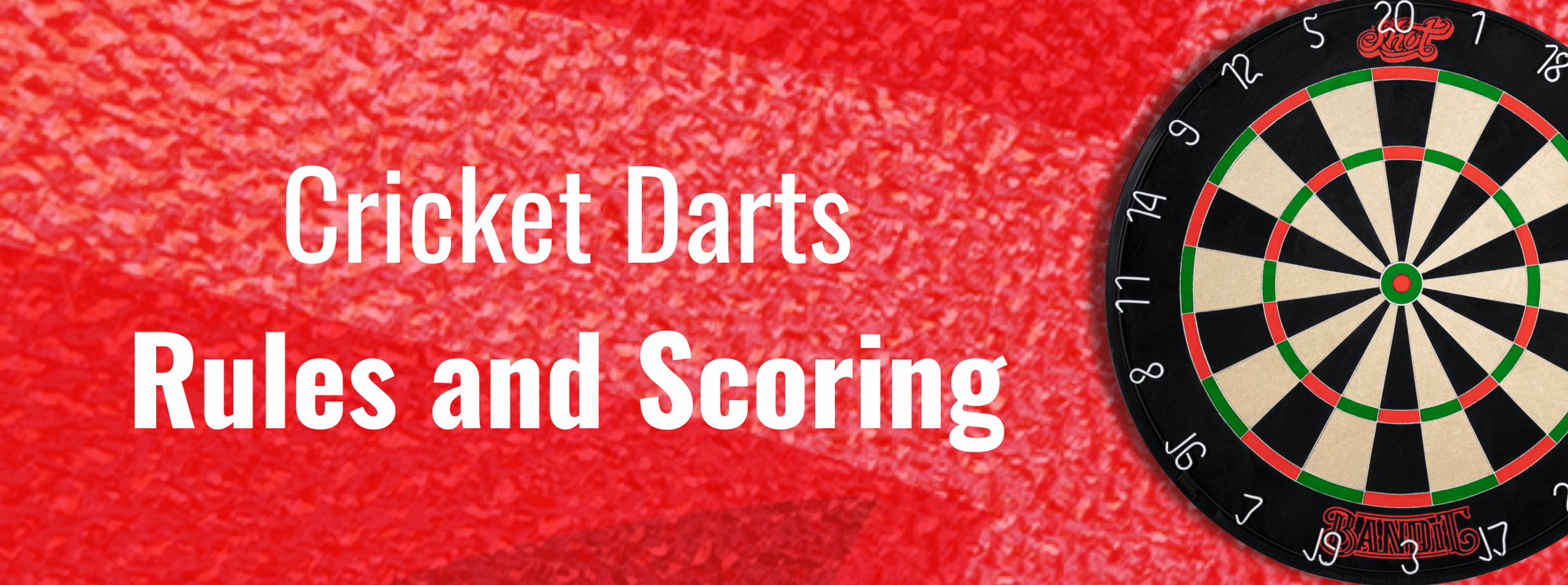 Darts Cricket Rules and Scoring Shot Darts